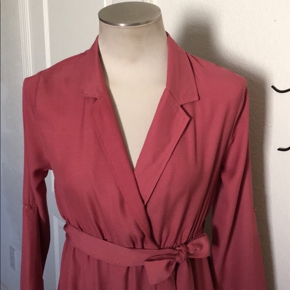 NWOT MAUVE Favlux Fashion Lightweight Duster Dress - Picture 6 of 9